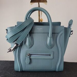 •CÉLINE• Luggage Nano Shopper 2way bag